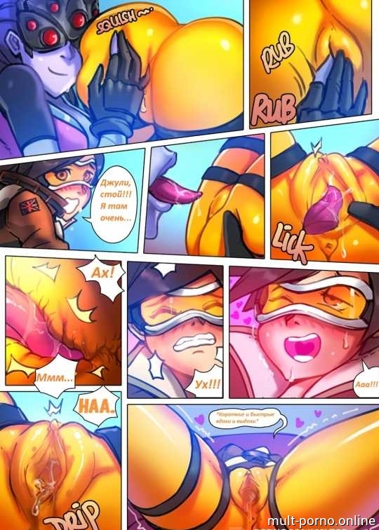 Futanari Fatal Widow fucks girls from Overwatch (+porn comics)