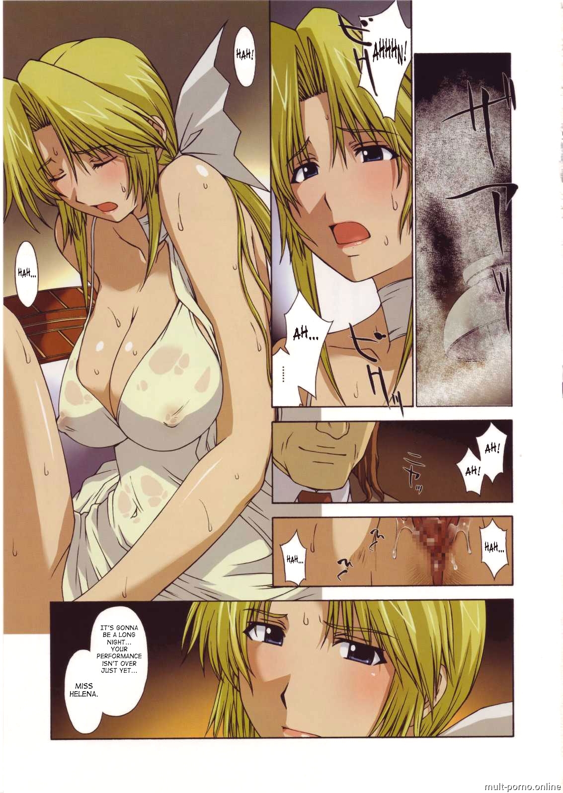 Busty Helena from Dead or Alive was forced to orgasm (+porn comics)