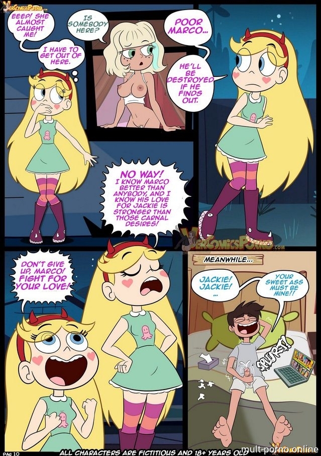 Star Butterfly leaks from masturbating with a magic wand (+porn comics)