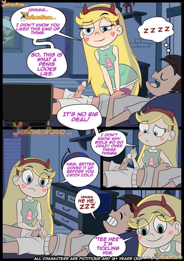 Star Butterfly leaks from masturbating with a magic wand (+porn comics)