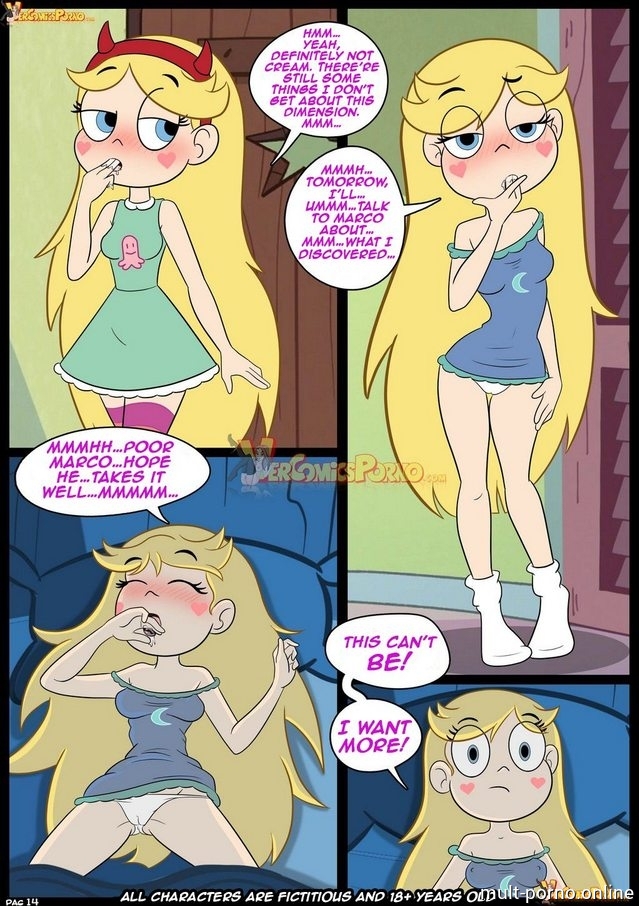 Star Butterfly leaks from masturbating with a magic wand (+porn comics)