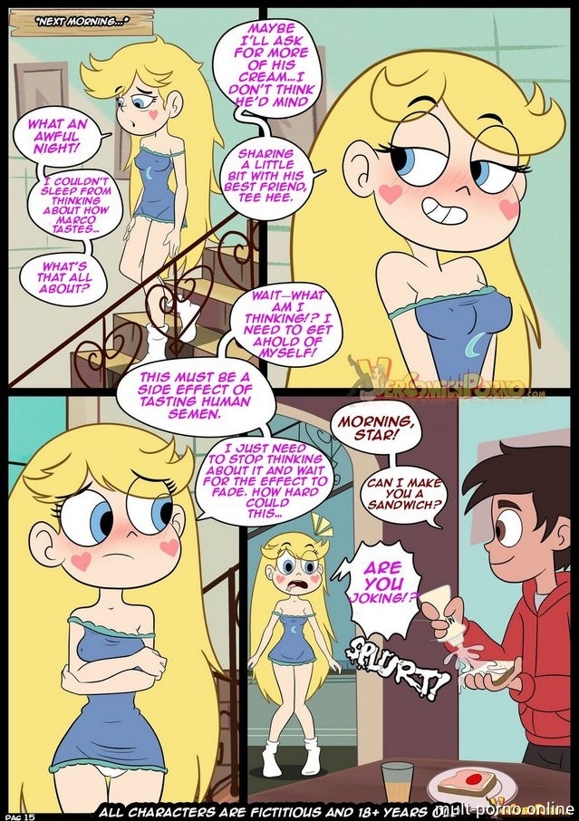 Star Butterfly leaks from masturbating with a magic wand (+porn comics)