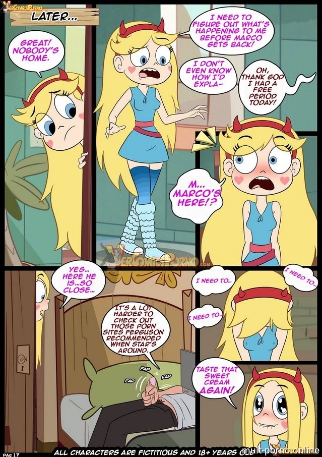 Star Butterfly leaks from masturbating with a magic wand (+porn comics)