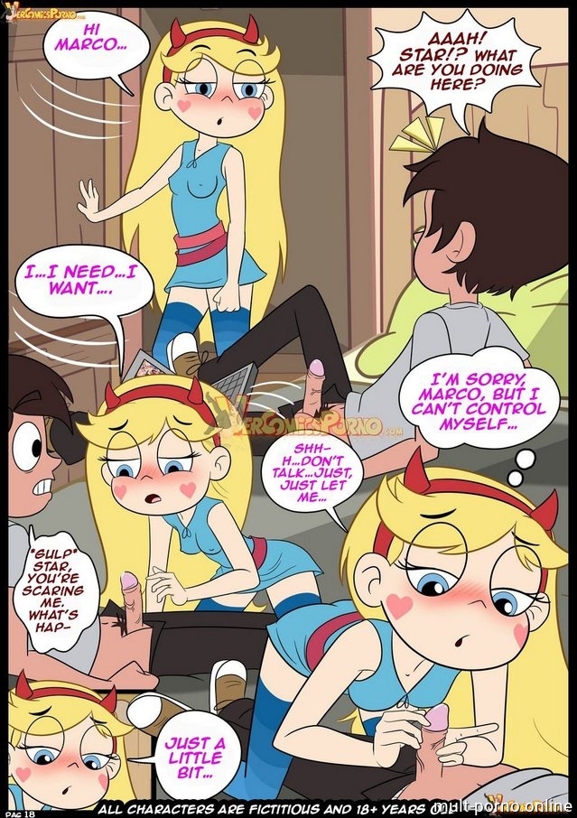 Star Butterfly leaks from masturbating with a magic wand (+porn comics)