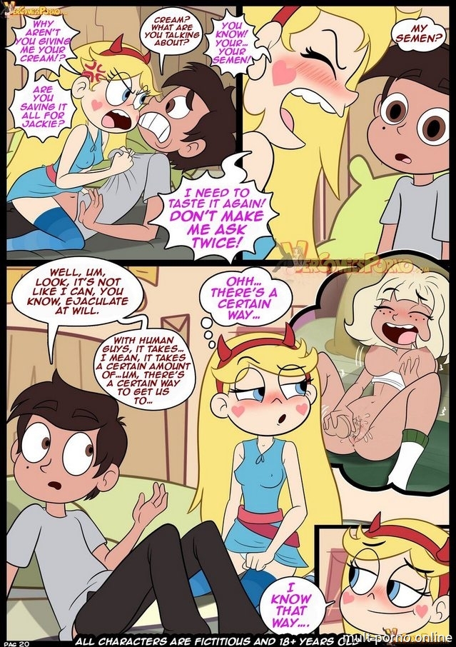 Star Butterfly leaks from masturbating with a magic wand (+porn comics)