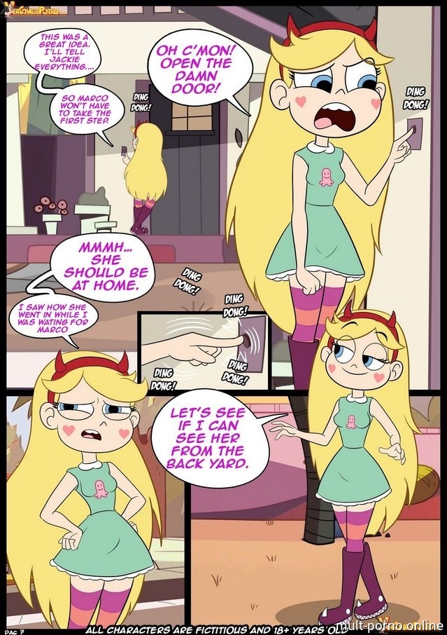 Star Butterfly leaks from masturbating with a magic wand (+porn comics)