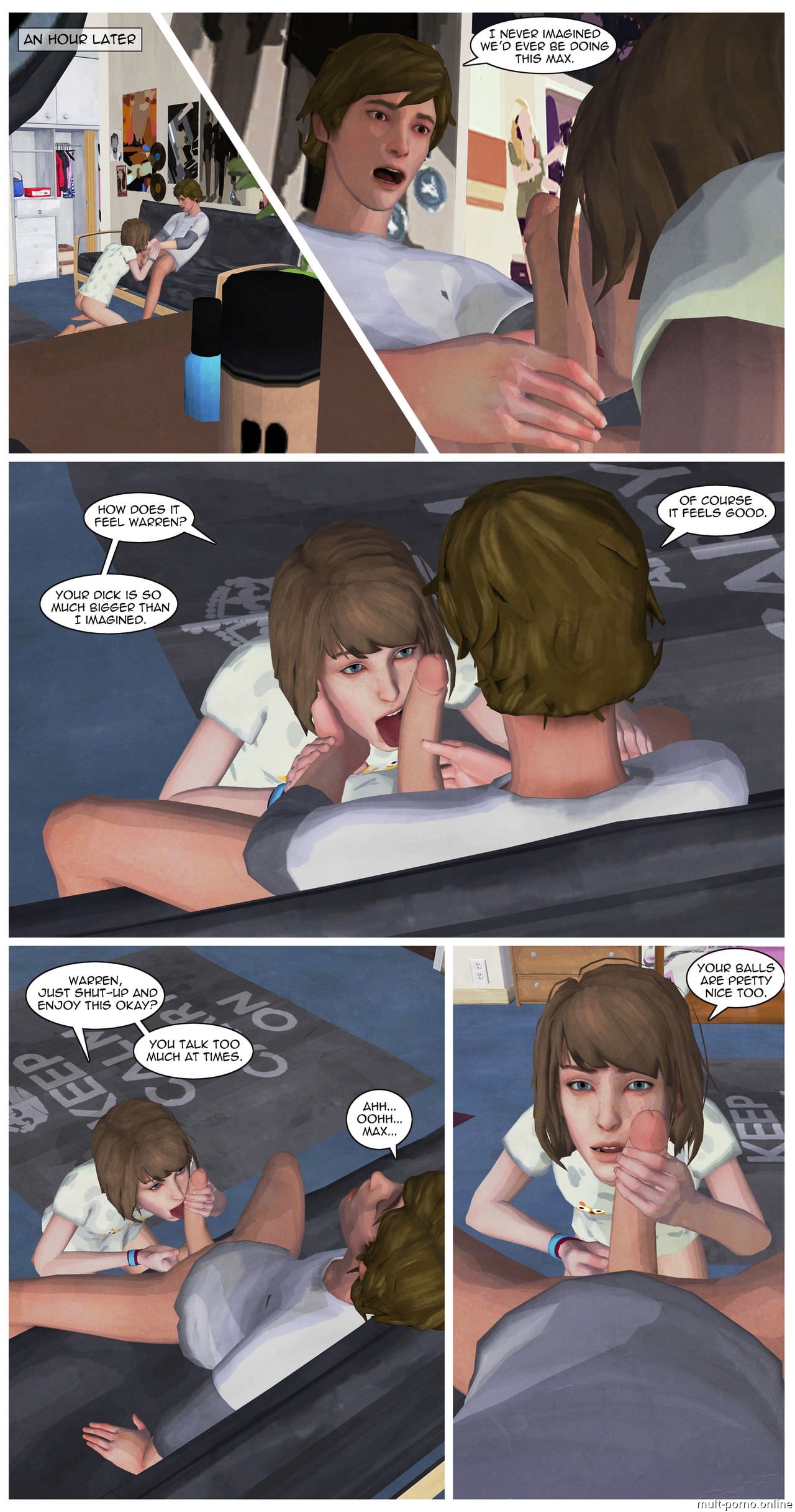 Masturbation by Chloe and Max Caulfield (Life Is Strange) (+porn comics)