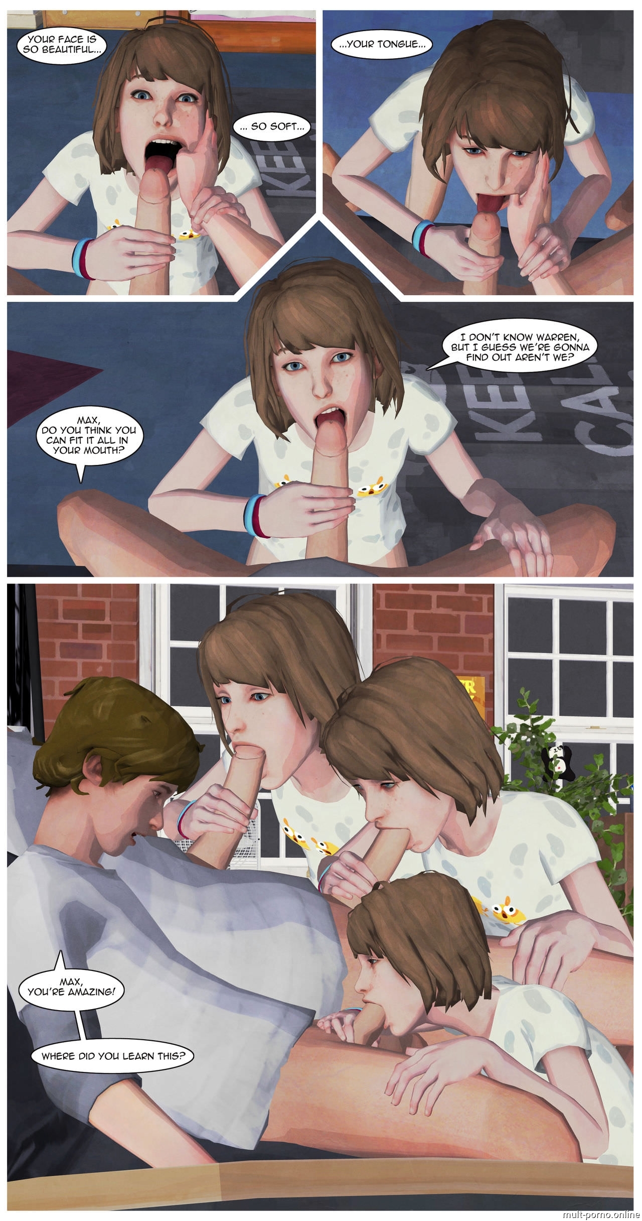 Masturbation by Chloe and Max Caulfield (Life Is Strange) (+porn comics)