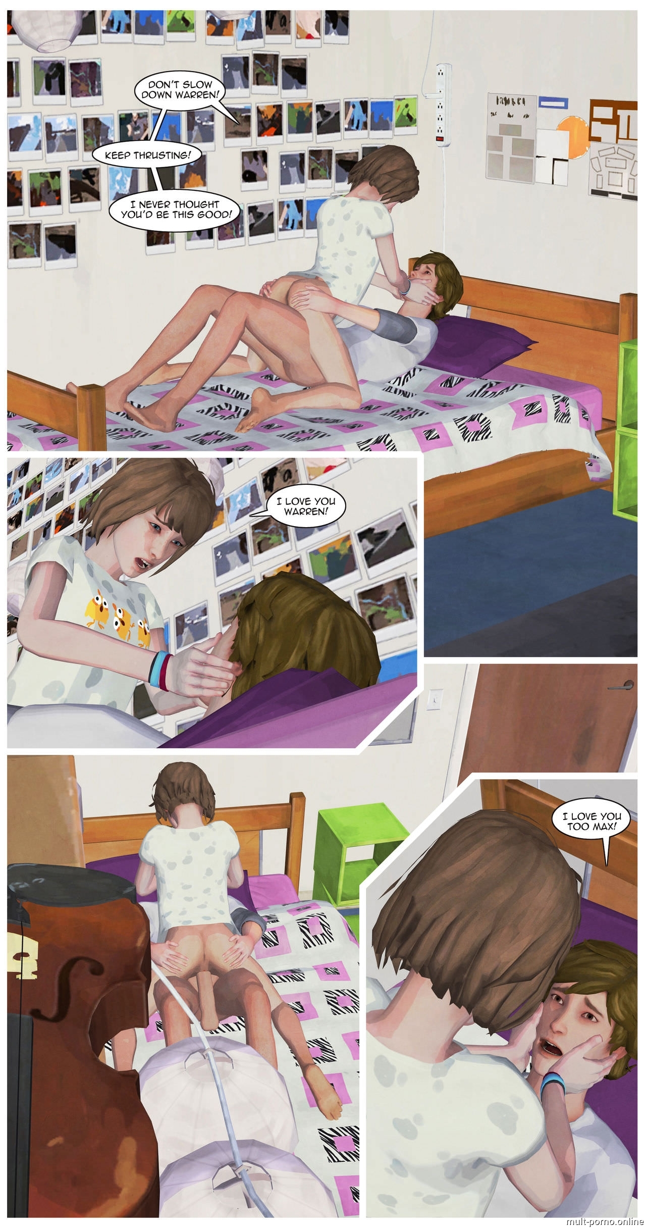 Masturbation by Chloe and Max Caulfield (Life Is Strange) (+porn comics)