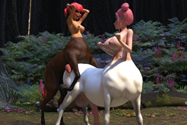 Futanari centaurs learn to breed - creampie will be plentiful