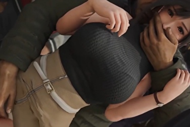 She's too shy to shout, so a stranger harasses her on the bus